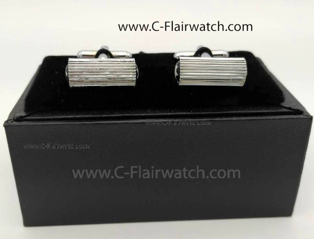 Aftermarket Mont Blanc Stripped Cufflinks For Mens